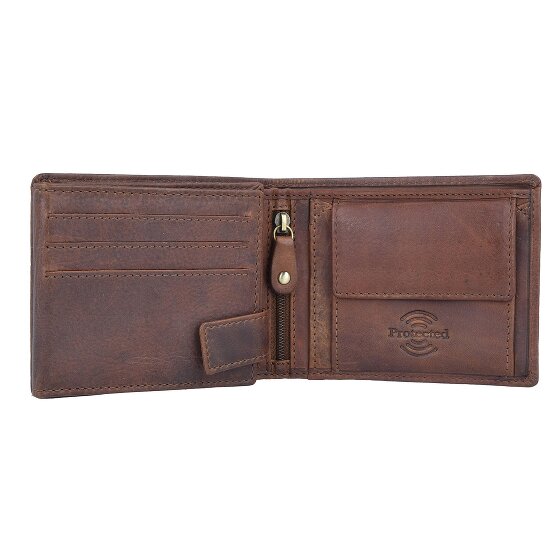 Greenland Nature Soft & Safe Portemonnee RFID Leer 12 cm