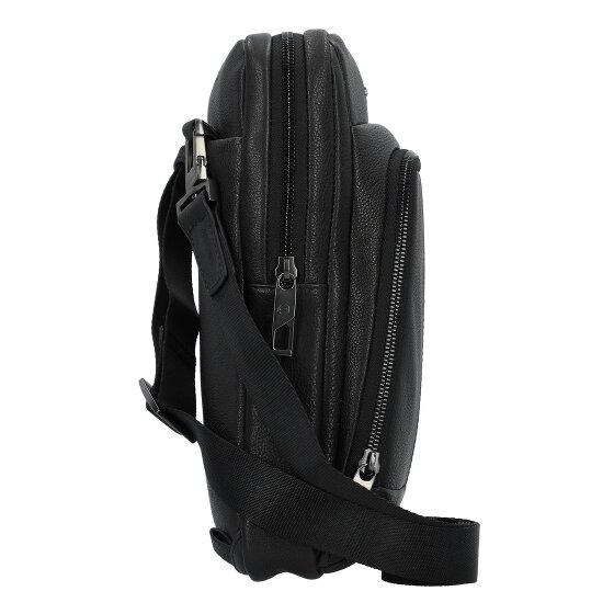 Piquadro Carl Schoudertas Leer 22 cm