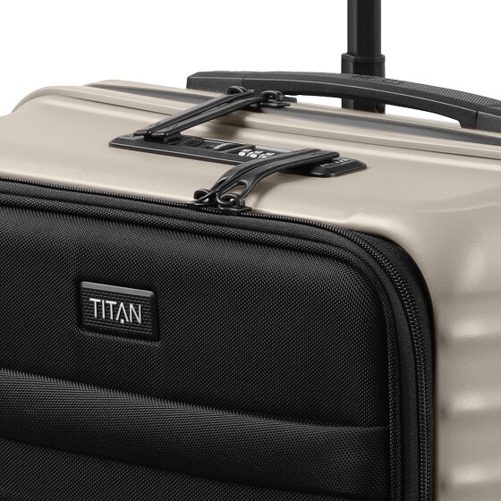 Titan Upgrade 4 wielen Cabinewagen 55 cm Laptopvak