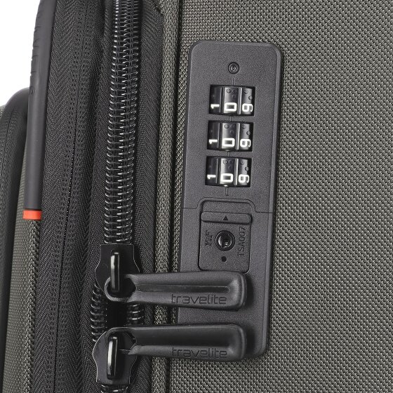 Travelite Crosslite 5.0 4 wielen Trolley L 77 cm met uitbreidingsplooi