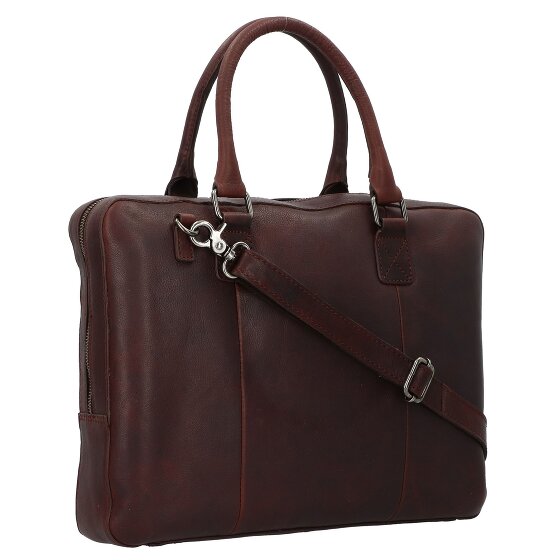 Burkely Antieke Avery aktetas Leer 38 cm Laptopcompartiment