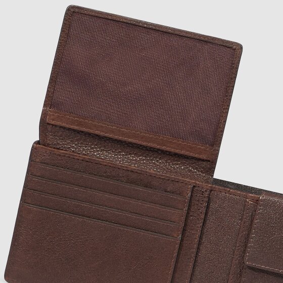 Piquadro Hedley Portemonnee RFID-bescherming Leer 12.5 cm