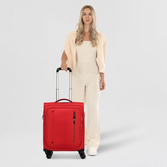 American Tourister Cloudrider 4 wielen Cabinewagen S 55 cm met uitbreidingsplooi