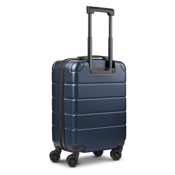 Police Dublin 4 wielen Cabinewagen S 54 cm Laptopvak met uitbreidingsplooi