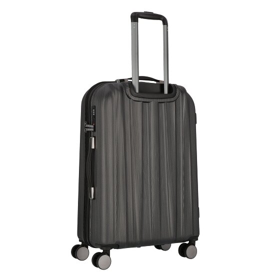 Polestream Moonrock 4 wielen Trolley M 69 cm met uitbreidingsplooi