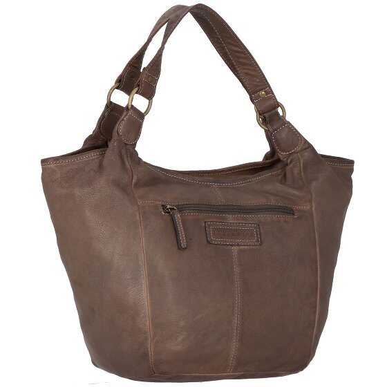 Greenland Nature Femi & Nine Leren Schoudertas 38 cm