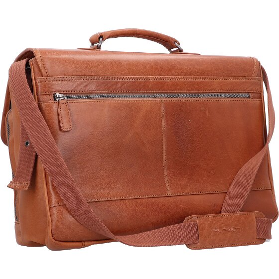 Plevier Quartz aktetas leer 41 cm laptopvak