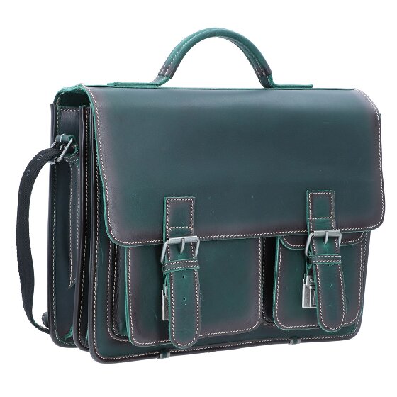 Greenburry Aktetas leer 39 cm