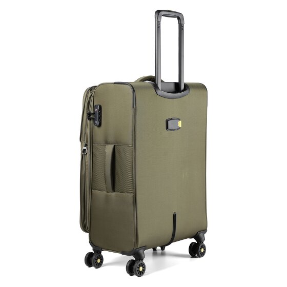 d&n Travel Line 9704 4 wielen Trolley M 68 cm met uitbreidingsplooi