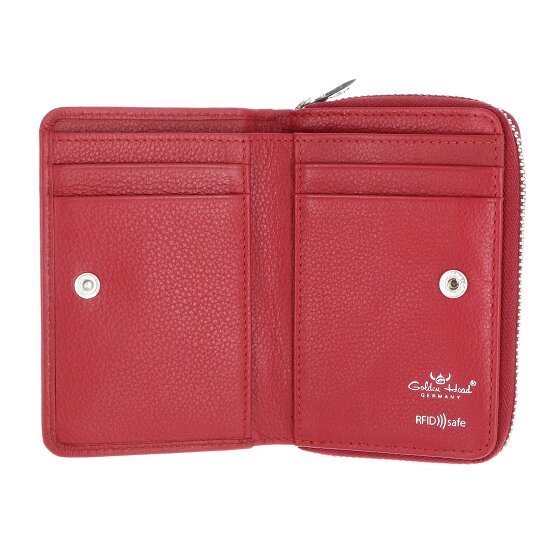 Golden Head Madrid Portemonnee RFID-bescherming Leder 11.5 cm