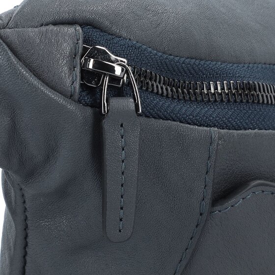 Piquadro Zwart vierkant heuptasje leer 31 cm