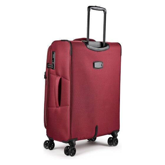 d&n Travel Line 9804 4 wielen Trolley M 68 cm met uitbreidingsplooi