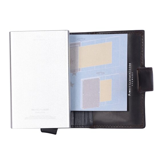 Maître Birkheim C-Three Kredietkaart etui RFID-bescherming Leer 6.5 cm