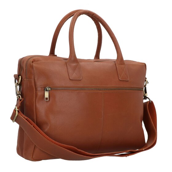Burkely Vintage Taylor aktetas leer 40 cm laptopcompartiment