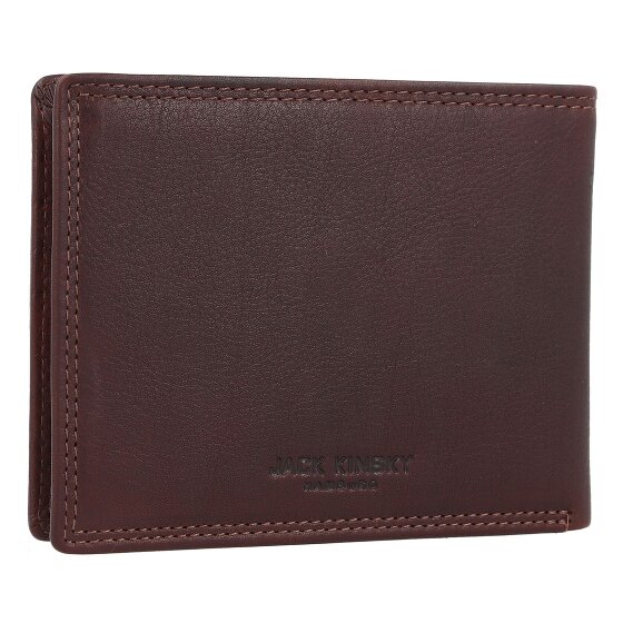 Jack Kinsky Portemonnee RFID-bescherming Leer 12 cm