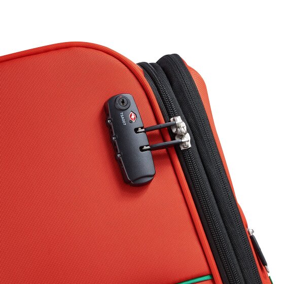 Delsey Paris x United Colors of Benetton Colour Block 4-wiel trolley 77cm met uitbreidingsvouw