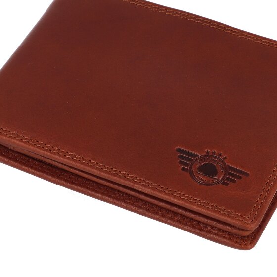 Greenburry Vintage Portemonnee RFID-bescherming Leer 12.5 cm