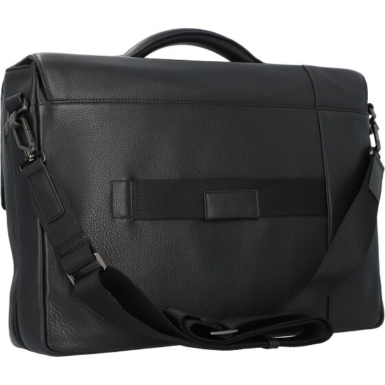 Piquadro Akron aktetas leer 42 cm Laptopvak
