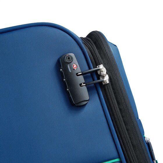 Delsey Paris x United Colors of Benetton Colour Block 4-wiel trolley 77cm met uitbreidingsvouw