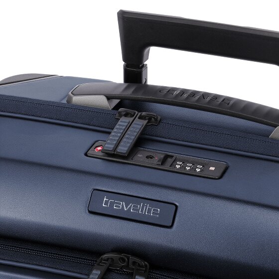 Travelite Millennium 4 wielen Cabinewagen 55 cm Laptop compartiment
