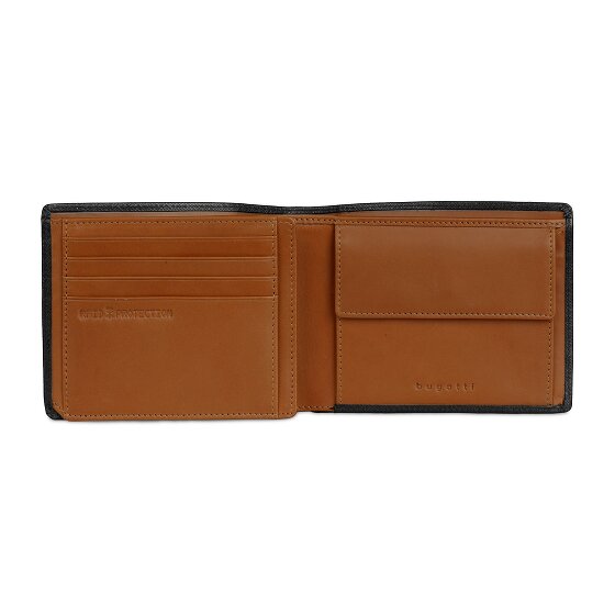 bugatti Roccia Portemonnee RFID-bescherming Leer 12.5 cm