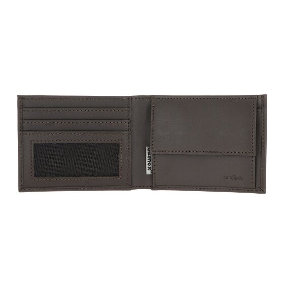 oxmox Leather Portemonnee RFID-bescherming Leder 11 cm