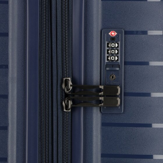 d&n Travel Line 4500 4 wielen Trolley L 75 cm met uitbreidingsplooi