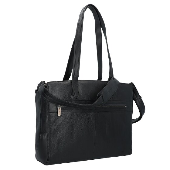 Plevier Power Shopper Tas Leer 41 cm Laptop compartiment