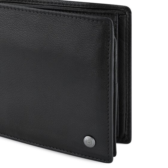 bugatti Black Magic Portemonnee RFID-bescherming Leer 12 cm
