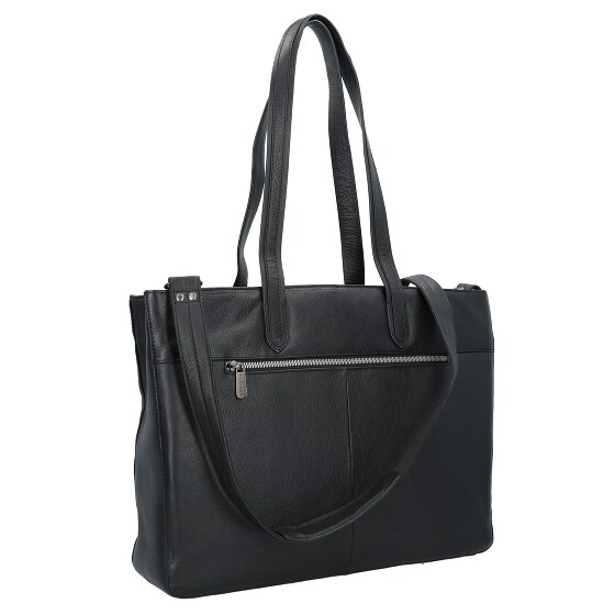 Plevier Power Shopper Tas Leer 31 cm Laptop compartiment