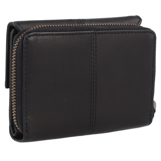 Greenland Nature Black Nappa Portemonnee RFID-bescherming Leer 13 cm