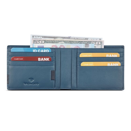 Roncato Monaco Portemonnee RFID-bescherming Leer 11 cm