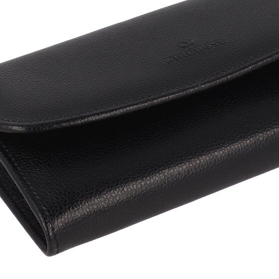 Windrose Beluga sieraden tasje 20 cm leer