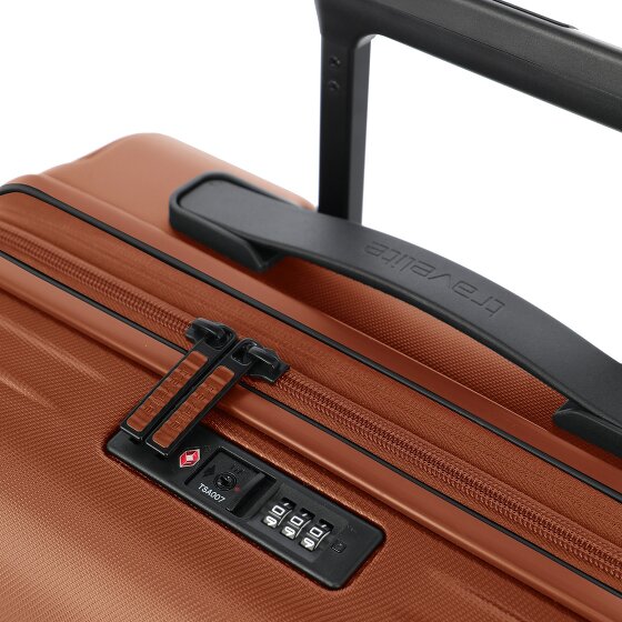 Travelite Dynamiic 4 wielen Trolley L 76 cm met uitbreidingsplooi