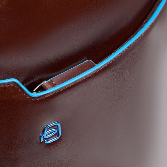 Piquadro Blue Square Dagrugzak RFID-bescherming Leer 37 cm Laptop compartiment