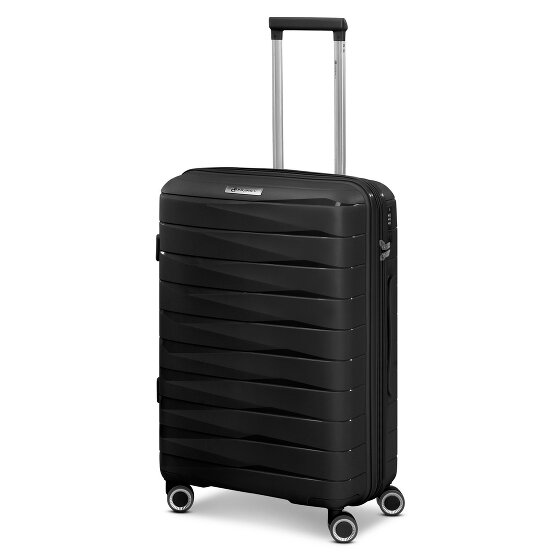 Franky London 4 wielen Trolley M 65 cm met uitbreidingsplooi
