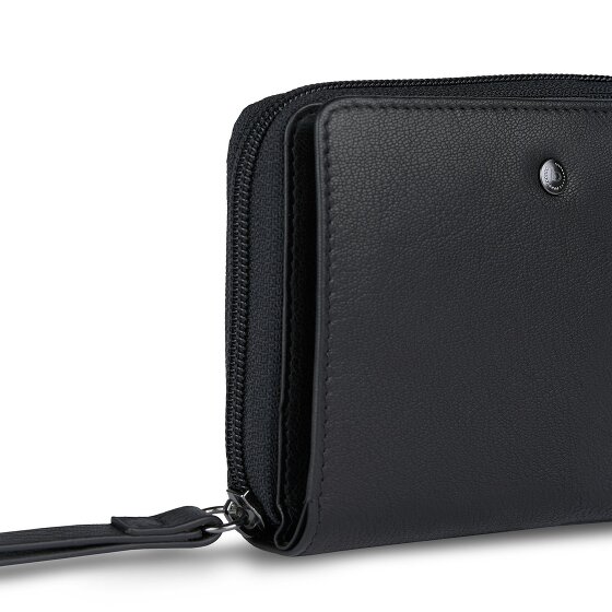 bugatti Black Magic Portemonnee RFID-bescherming Leer 11 cm