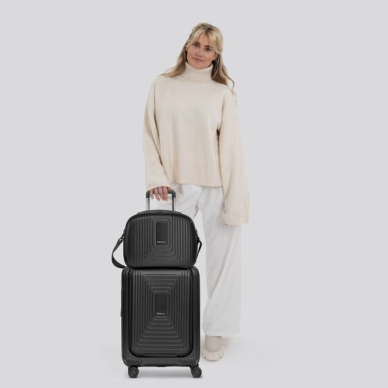 Redolz Essentials 14 kofferset 2 stuks cabine trolley met stretch vouw + beautycase