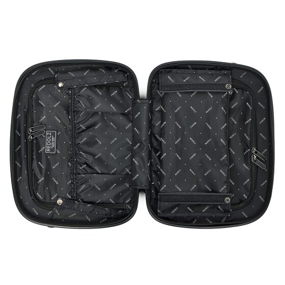 Redolz Essentials 14 kofferset 2 stuks cabine trolley met stretch vouw + beautycase