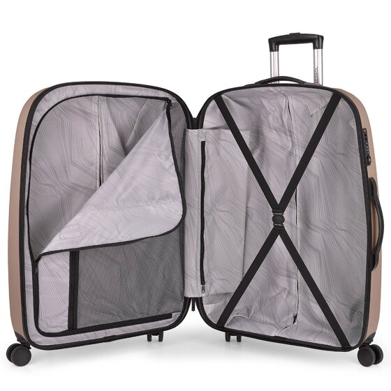 Gabol Paradise XP 4 wielen Trolley L 77 cm met uitbreidingsplooi