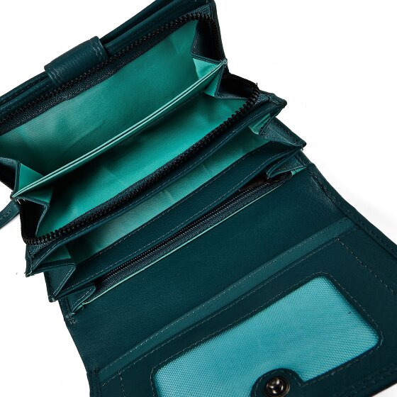 Greenburry Sponsachtig portefeuille leer 15,5 cm