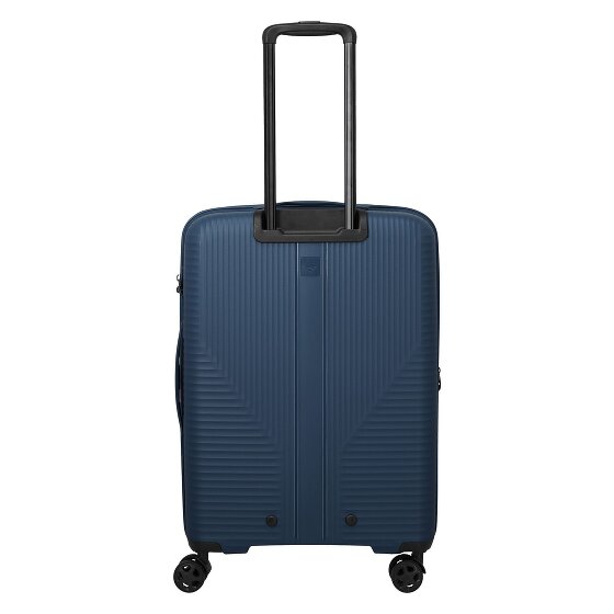 Travelite Air Stripe 4 wielen Kofferset 3-delig met uitbreidingsplooi