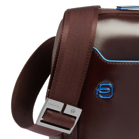 Piquadro Blue Square Schoudertas Leer 21 cm