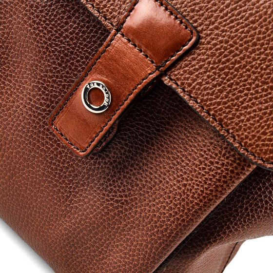 The Bridge Biagio Aktetas Messenger Leer 41 cm Laptop compartiment