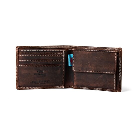 Jack Kinsky Baltimore 109 Portemonnee RFID-bescherming Leer 12 cm