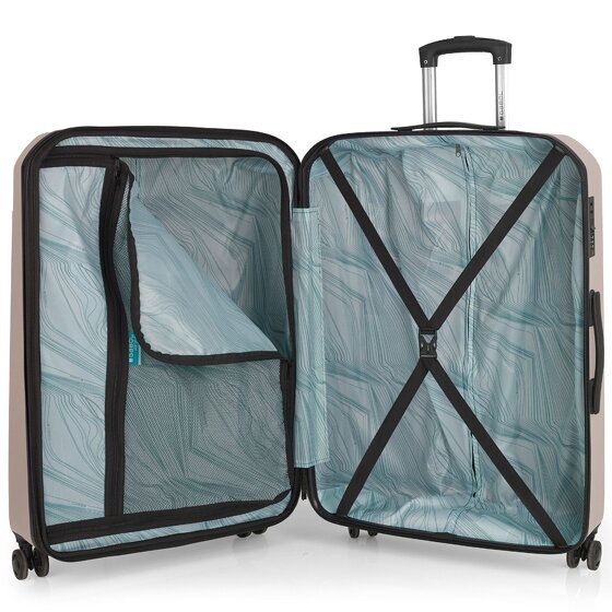 Gabol Mercury 4 wielen Trolley L 76 cm met uitbreidingsplooi