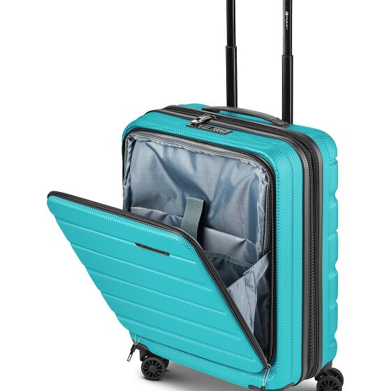 Franky Munich 4.0 4 wielen Cabinewagen 55 cm Laptopvak met uitbreidingsplooi