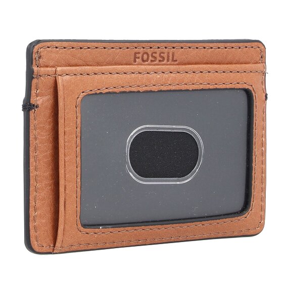Fossil Bronson Creditcard etui Leer 10 cm Fossil Bronson Creditcard etui Leer 10 cm