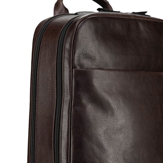 Jost London Dagrugzak Leder 44 cm Laptopvak