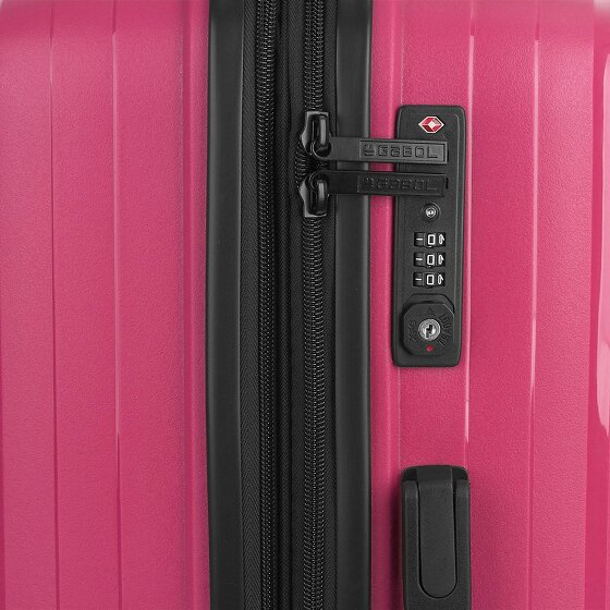 Gabol Shinyuu 4 wielen Kofferset 3-delig met uitbreidingsplooi